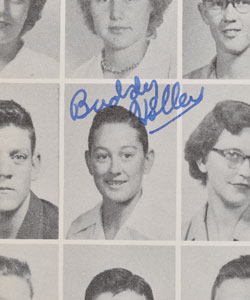 Lot #5292 Buddy Holly Signed Yearbook - Image 3
