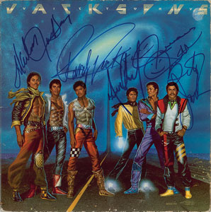 Lot #5161 The Jackson 5 Signed Album
