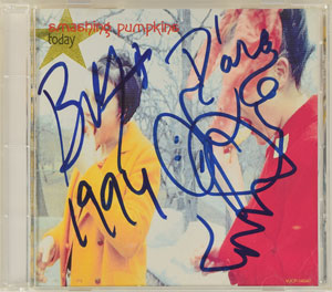 Lot #5661  Smashing Pumpkins Signed CD - Image 1