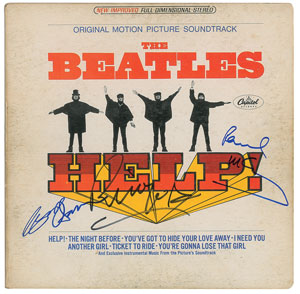 Lot #5016  Beatles Signed Album