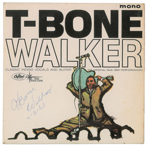 Lot #5267  T-Bone Walker Signed Album - Image 1