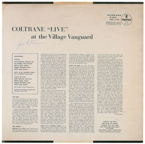 Lot #5181 John Coltrane Signed Album