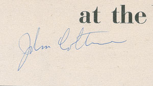 Lot #5181 John Coltrane Signed Album - Image 2