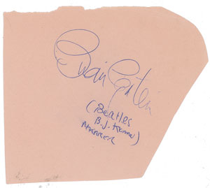 Lot #5058  Beatles: Brian Epstein Signature