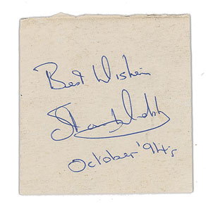 Lot #5452 Eric Clapton Signature - Image 3