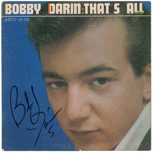 Lot #5282 Bobby Darin Signed Album - Image 1
