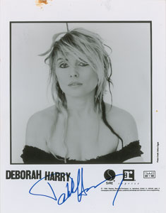 Lot #5470 Debbie Harry Signed Photograph - Image 1