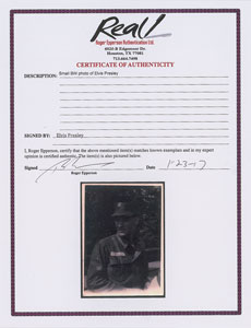 Lot #5078 Elvis Presley Signed Photograph - Image 2