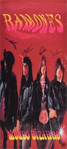 Lot #5531  Ramones Signed Poster