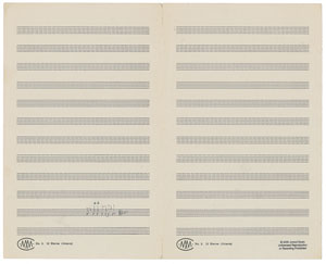 Lot #5180 John Coltrane Handwritten Music for 'You Came Along' - Image 6