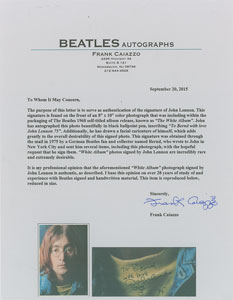 Lot #5022  Beatles Signed White Album Photographs - Image 10