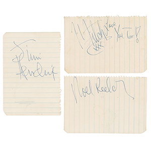 Lot #5093 Jimi Hendrix Experience Signatures - Image 1