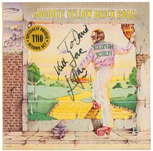 Lot #5477 Elton John Signed Album