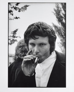 Lot #5134 Jim Morrison Photograph by Jim Marshall