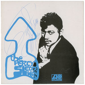Lot #5327 Percy Sledge Signed Album - Image 1
