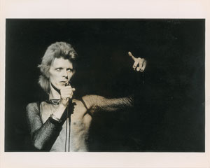 Lot #5400 David Bowie Photograph by Mick Rock