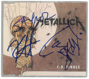 Lot #5584  Metallica Signed CD - Image 1