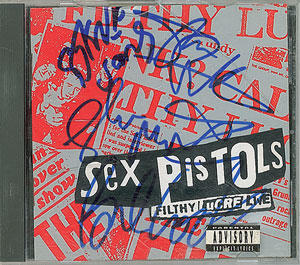 Lot #5542 The Sex Pistols Signed CD - Image 1