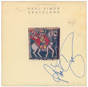 Lot #5502 Paul Simon Signed Album