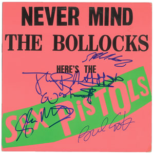 Lot #5541  Sex Pistols Signed Album - Image 1