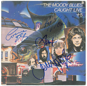Lot #5367 The Moody Blues Signed Album