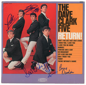 Lot #5351 The Dave Clark Five Signed Album