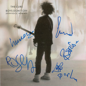 Lot #5563 The Cure Signed 45 RPM Record - Image 1