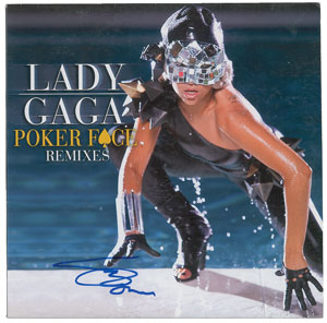 Lot #5672  Lady Gaga Signed Album