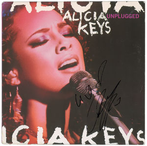 Lot #5671 Alicia Keys Signed Album