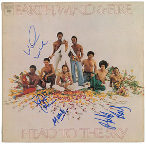 Lot #5463  Earth, Wind & Fire Signed Album - Image 1