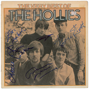 Lot #5359 The Hollies Signed Album