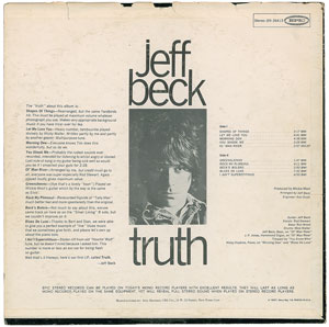 Lot #5339 Jeff Beck Signed Album - Image 2