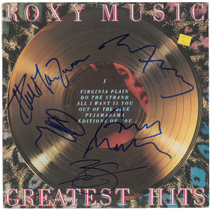 Lot #5498  Roxy Music Signed Album - Image 1