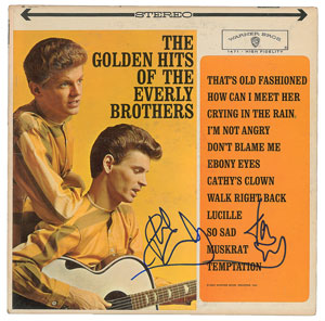 Lot #5288 The Everly Brothers Signed Album - Image 1
