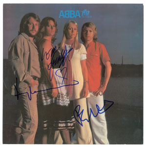 Lot #5427  ABBA Signed Album Insert - Image 1
