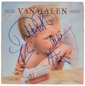 Lot #5510  Van Halen Signed Album