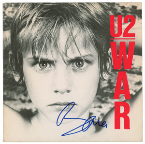 Lot #5592  U2: Bono Signed Album
