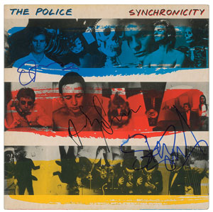 Lot #5492 The Police Signed Album