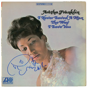 Lot #5353 Aretha Franklin Signed Album - Image 1