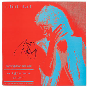 Lot #5147 Robert Plant Signed Album