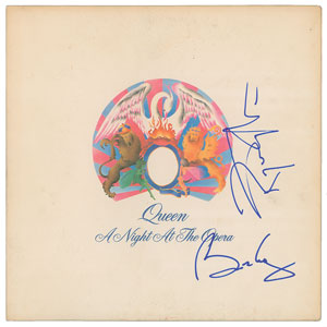 Lot #5493  Queen: May and Taylor Signed Album