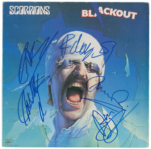 Lot #5499  Scorpions Signed Album