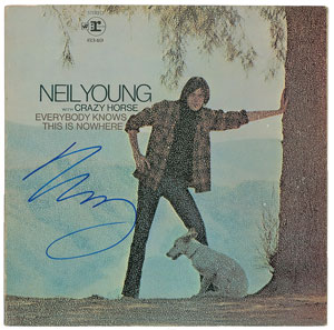 Lot #5516 Neil Young Signed Album - Image 1