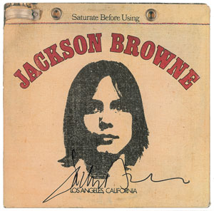 Lot #5444 Jackson Browne Signed Album