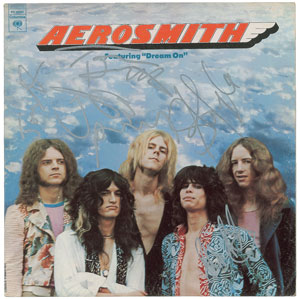 Lot #5429  Aerosmith Signed Album - Image 1