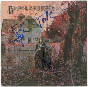 Lot #5388  Black Sabbath Signed Album