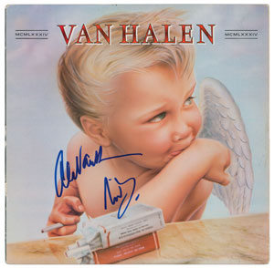 Lot #5511 Eddie and Alex Van Halen Signed Album