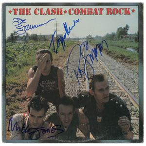Lot #5535 The Clash Signed Album - Image 1
