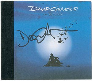 Lot #5149 David Gilmour Signed CD