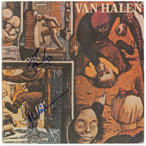 Lot #5512 Eddie and Alex Van Halen Signed Album - Image 1